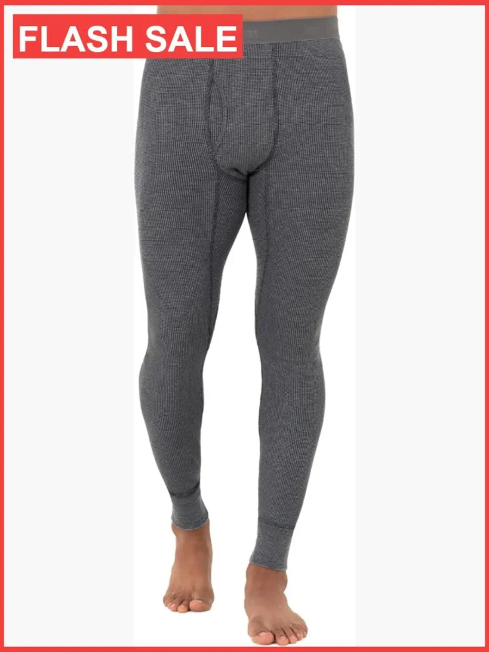 Men's Waffle Knit Thermal Underwear Long Johns Bottoms